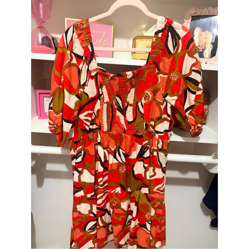 Floral Print Women's Dress